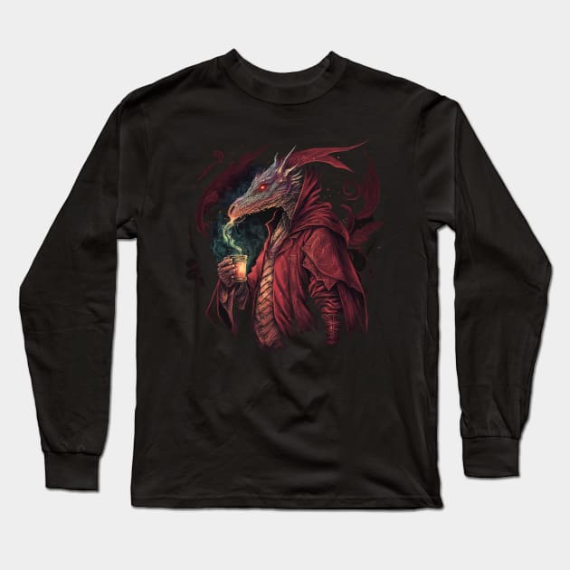 dragon Long Sleeve T-Shirt by Trontee